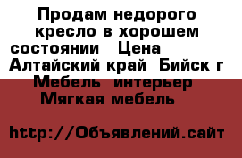 Продам недорого кресло в хорошем состоянии › Цена ­ 3 000 - Алтайский край, Бийск г. Мебель, интерьер » Мягкая мебель   